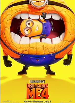 movie poster for despicable me 4